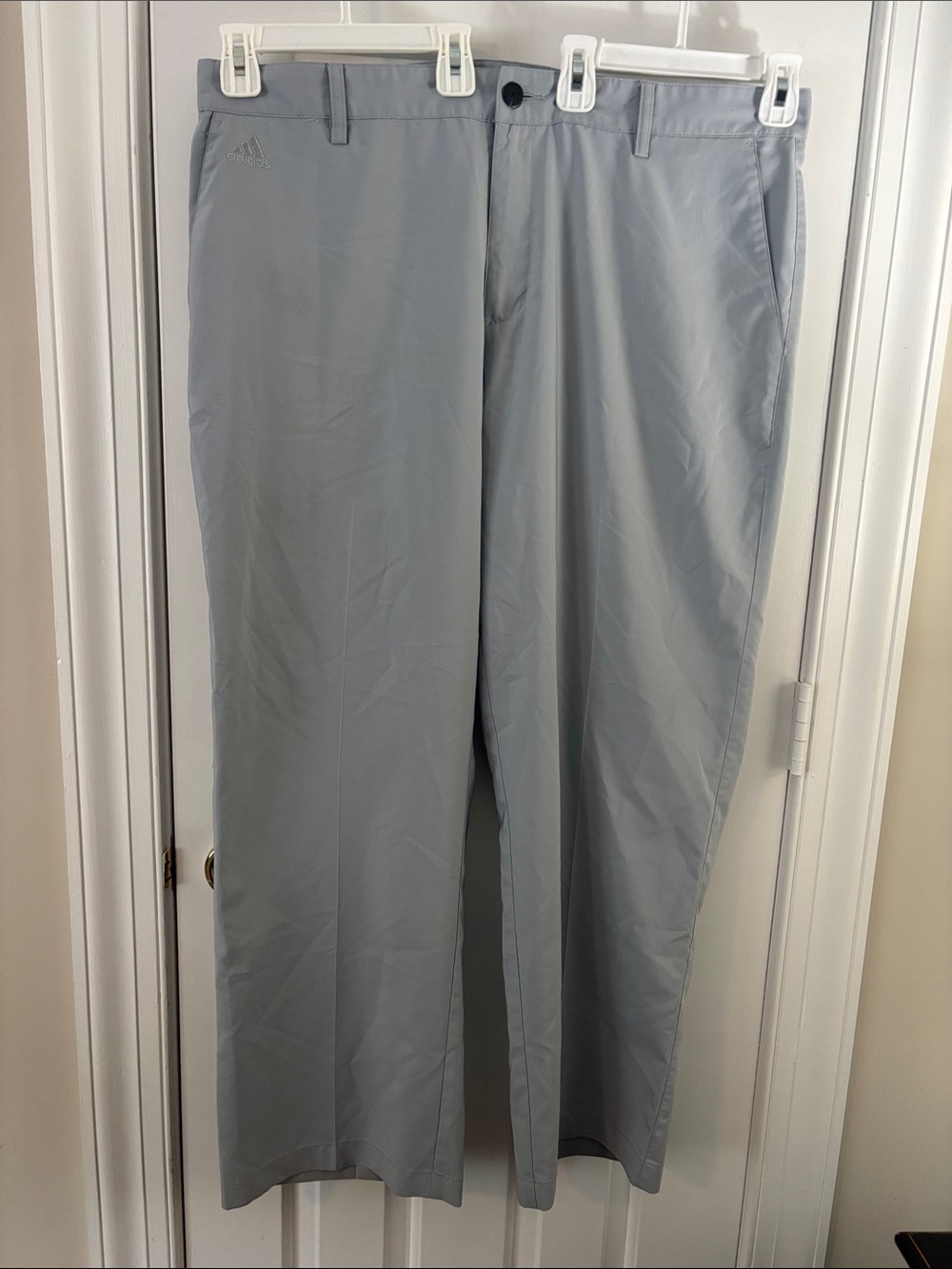 adidas Light Gray Men's Golf Chinos